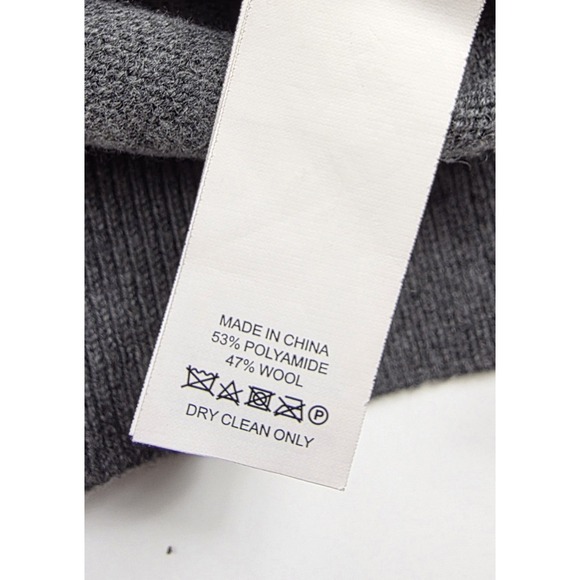 Kate Spade Gray Wool Blend Winking Kiss Face Pullover Sweater Women's Size M - Picture 6 of 6